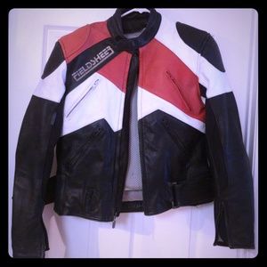 VTG Fieldsheer Leather Armoires Motorcycle Jacket